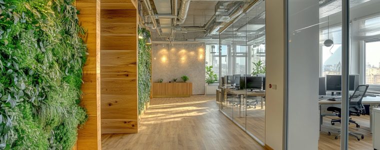 modern-office-interior-design-with-wooden-walls-green-vertical-garden